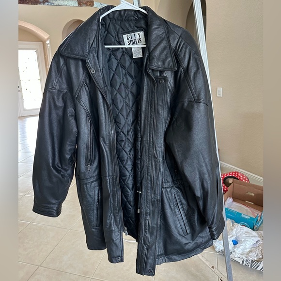 Leather Jacket, Men’s, 2XLT/2XGL - Picture 1 of 3